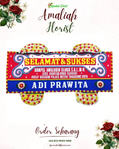 Karangan Bunga Ucapan Selamat di Jatiwaras